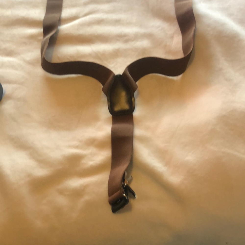 Brown Men's suspenders